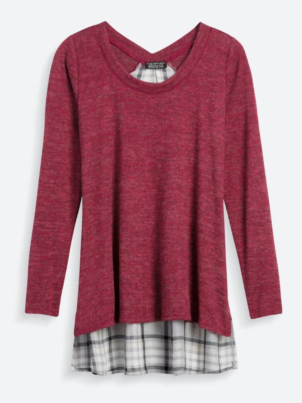 [Papermoon] Diano Woven Back Knit Top